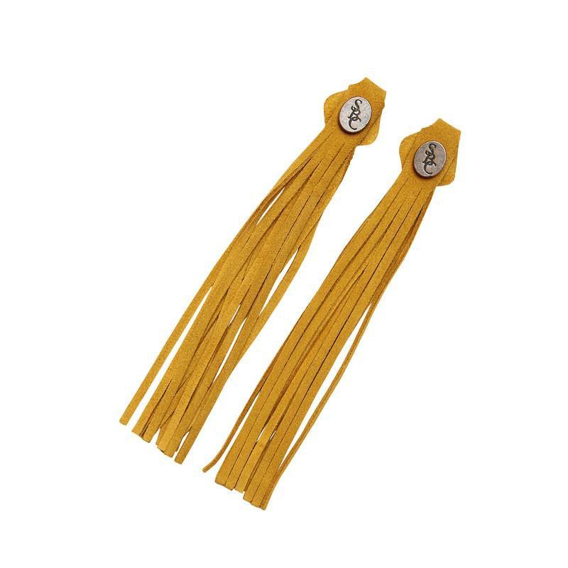 The Spanish Boot Company tassels Tassels - yellow suede