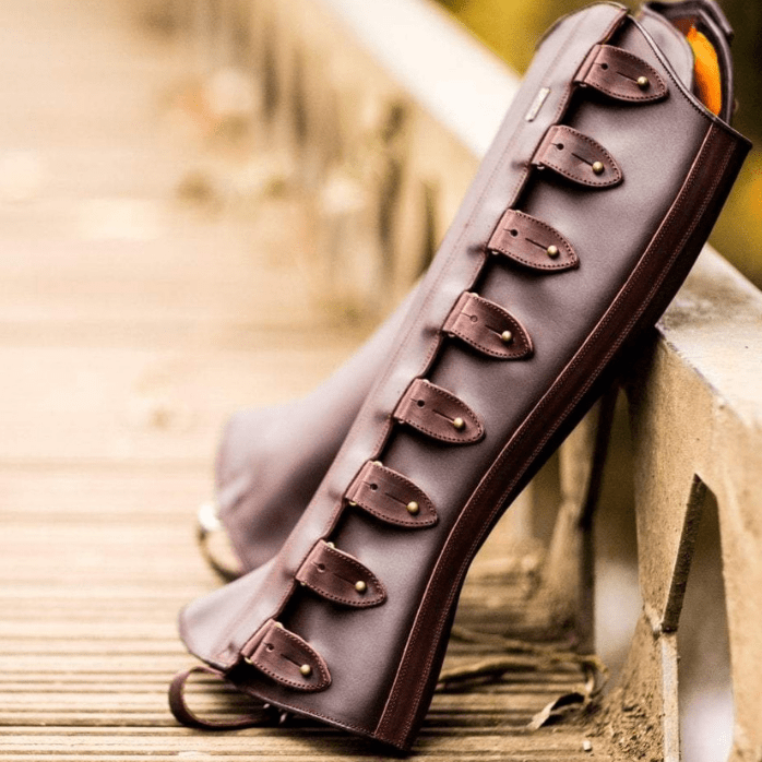 Polainas, half chaps, gaitors brown the spanish boot company