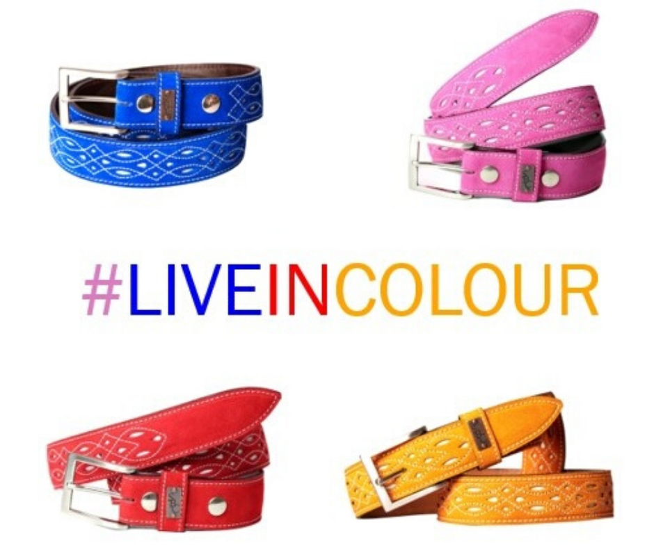 Add some colour with our new Suede Belts...