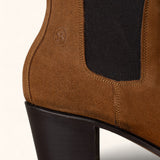 Heeled Ankle Boot - Camel