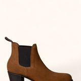 Heeled Ankle Boot - Camel