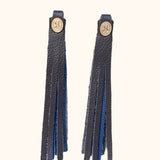 Tailored Tassels - Dark Brown Blue