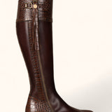 Tall Mock Croc - Slim Calf