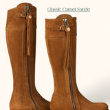 Classic Spanish Boot - Camel Suede