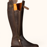 Cascada Brogue Waterproof Leather Boots - Brown