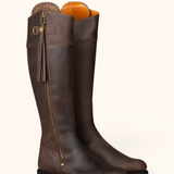 Cascada Brogue Waterproof Leather Boots - Brown
