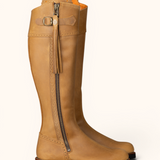 Cascada Brogue Waterproof Leather Boots - Tan