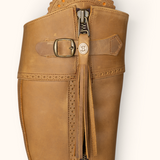 Cascada Brogue Waterproof Leather Boots - Tan