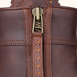 Cascada Waterproof Leather Ankle Boots - Brown