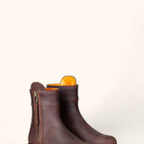 Cascada Waterproof Leather Ankle Boots - Brown