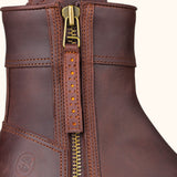 Cascada Waterproof Leather Ankle Boots - Brown