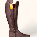 Cascada Waterproof Leather Boots - Brown