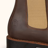 Chelsea Boot Tread Sole - Brown Leather