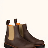 Chelsea Boot Tread Sole - Brown Leather