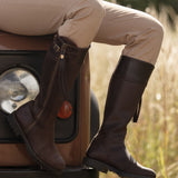 Classic Spanish Leather Boots - Tread Sole - Rustic Brown