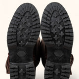 Classic Spanish Leather Boots - Tread Sole - Rustic Brown
