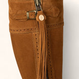 Classic Spanish Boot - Camel Suede