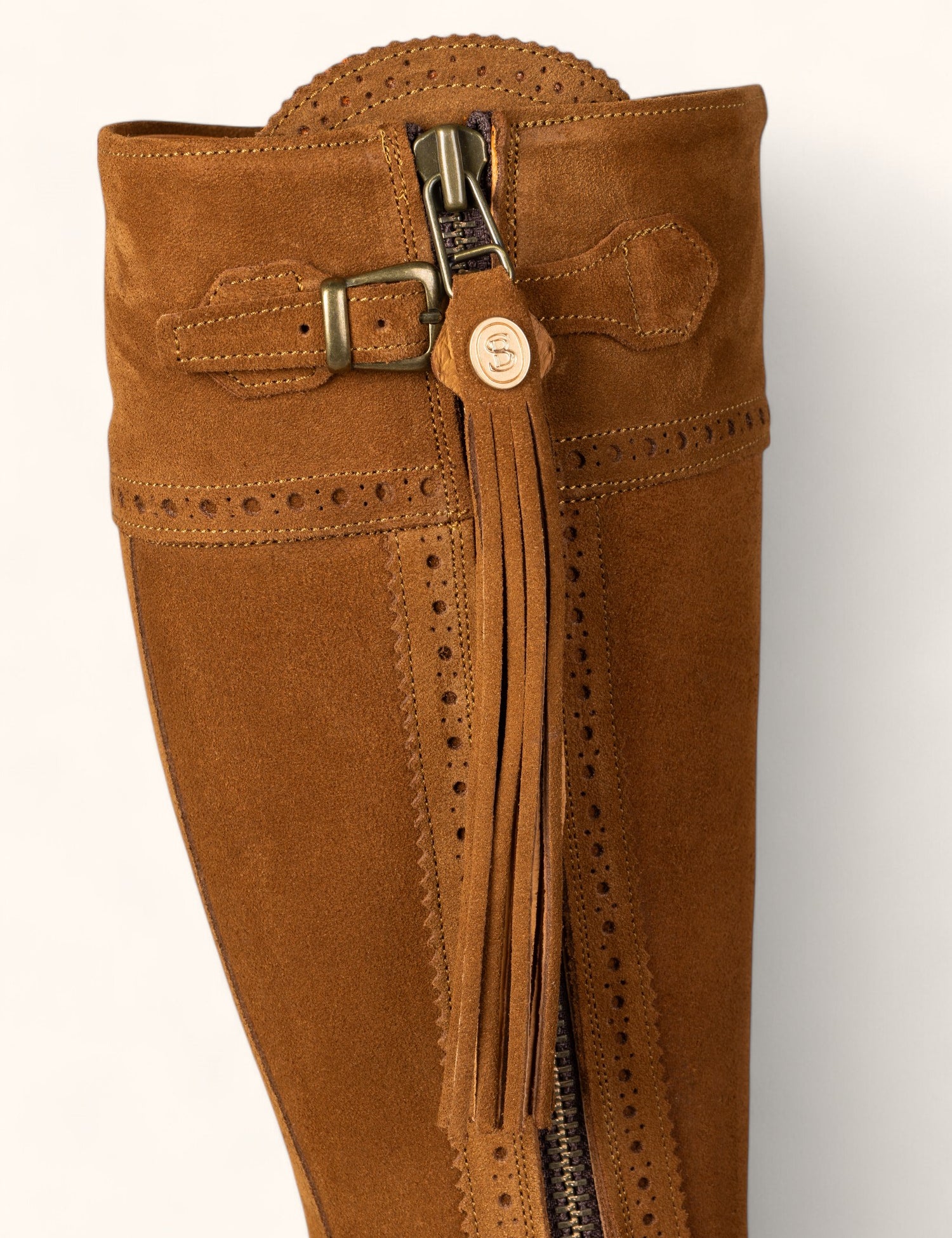 Classic Spanish Boot - Camel Suede