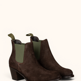 Heeled Ankle Boot - Chocolate Brown X Fortis