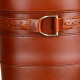 Joules X Spanish Boot Co. Chestnut Brown Leather Boots