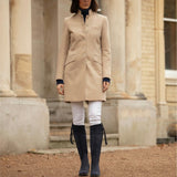 Tall Spanish Boots Heeled - Navy Suede