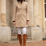 Tall Spanish Boots Heeled - Camel Suede
