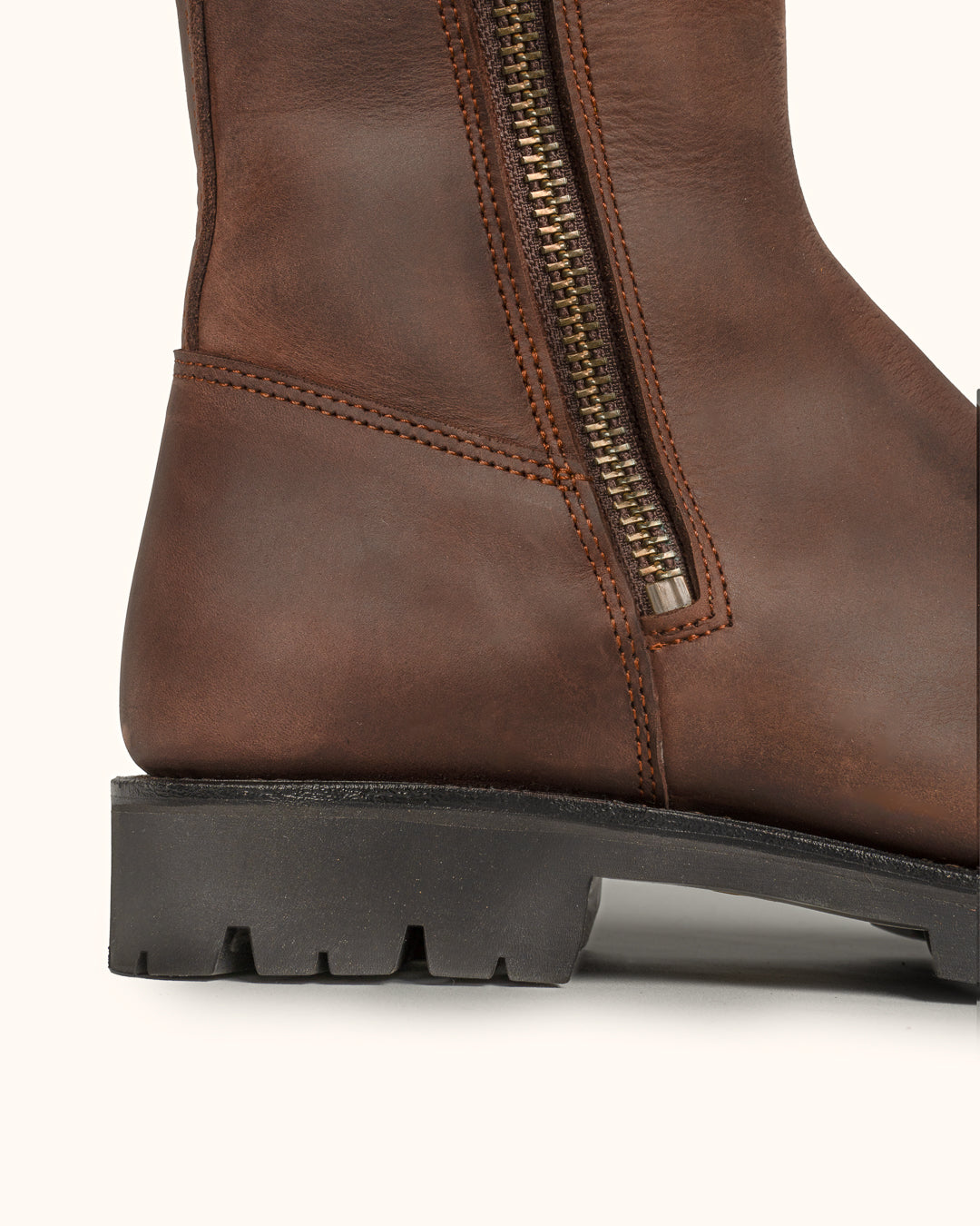 Cascada Waterproof Boot Tread Sole Brown The Spanish Boot Company