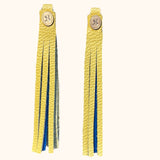 Tailored Tassels - Yellow Blue