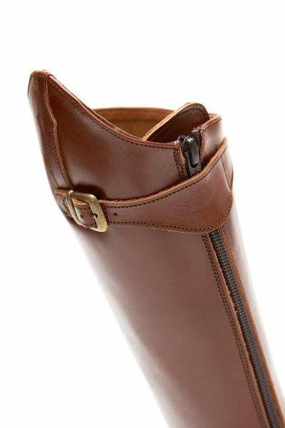 The Spanish Boot Company Leather boots Childrens Leather Polo Riding Boots: tan