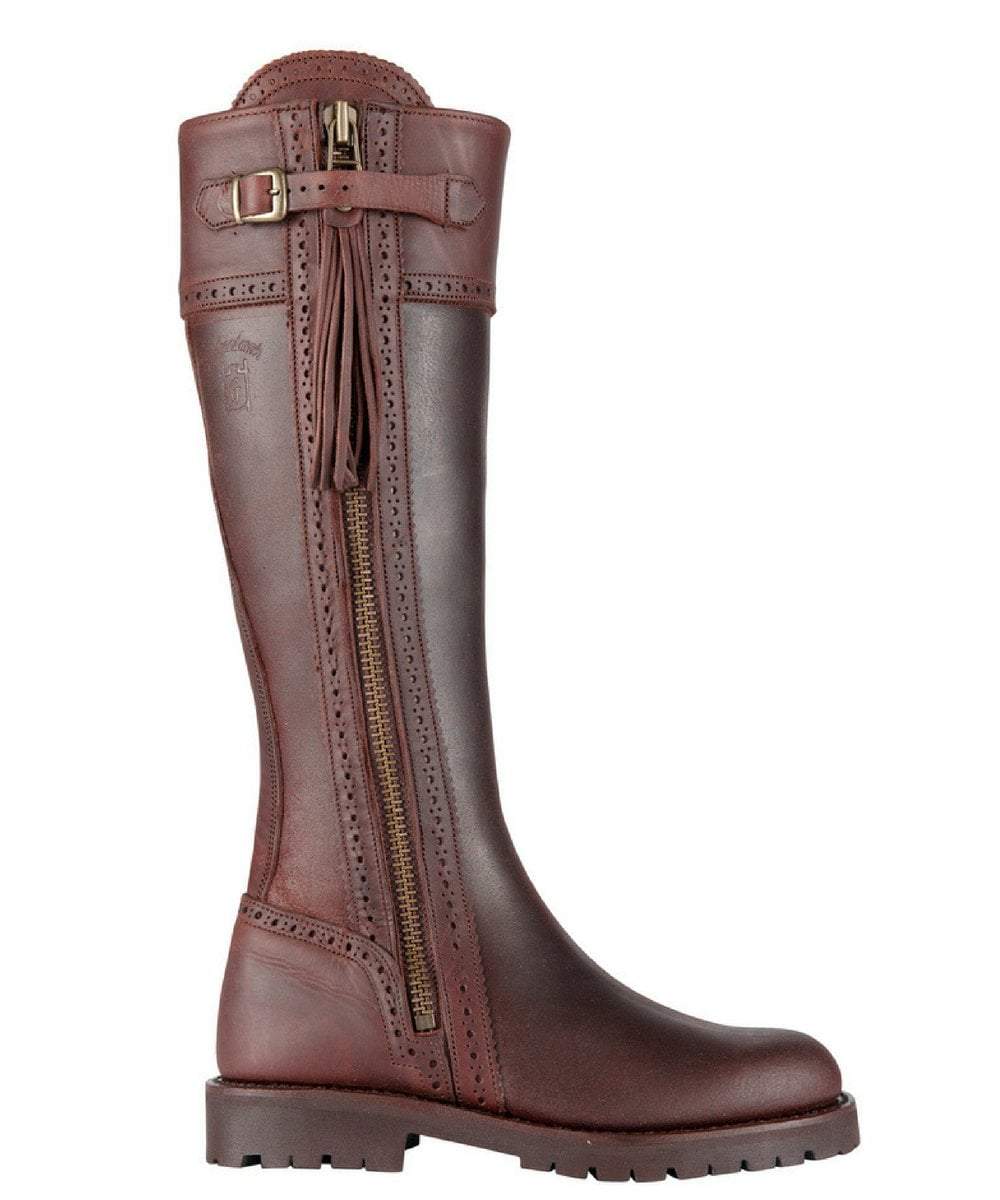 The Spanish Boot Company Leather boots Spanish Riding Boots classic: Brown (tread sole)