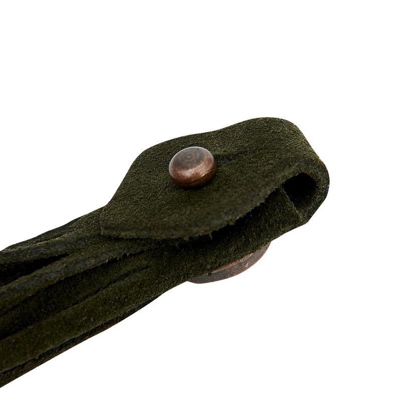 The Spanish Boot Company tassels Tassels - green suede