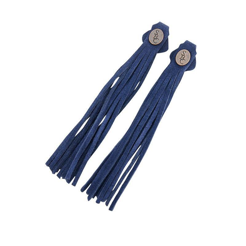 The Spanish Boot Company tassels Tassels - navy suede