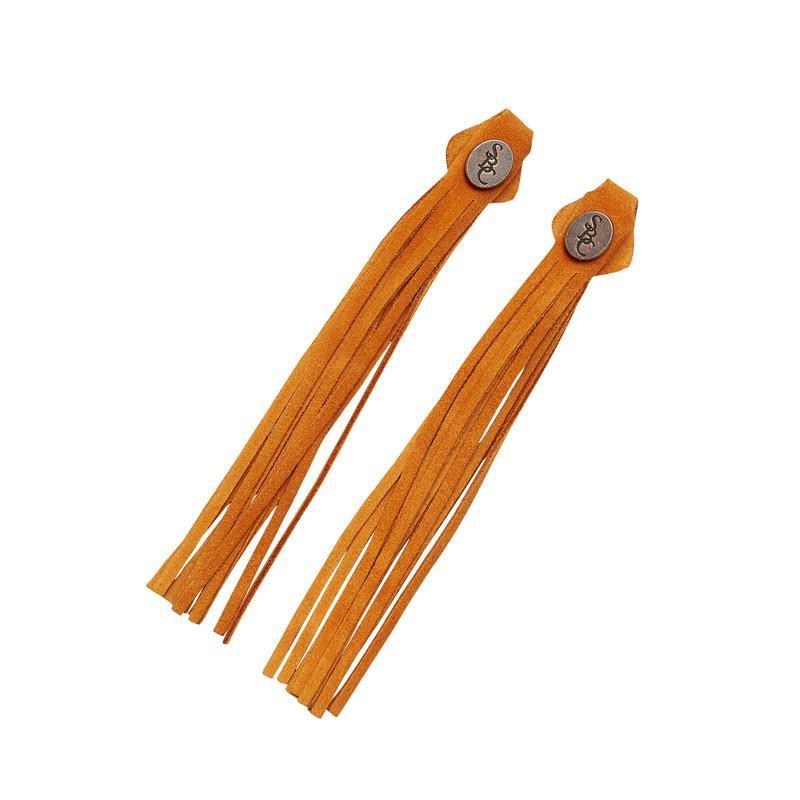 The Spanish Boot Company tassels Tassels - orange suede