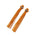 The Spanish Boot Company tassels Tassels - orange suede