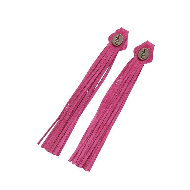 The Spanish Boot Company tassels Tassels - pink suede